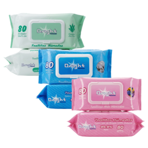 Toallitas Húmeda Bright 80 Unidades